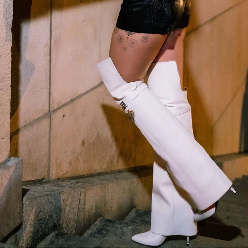 Givenchy ( new! ) White Boots - Picture 4 of 10